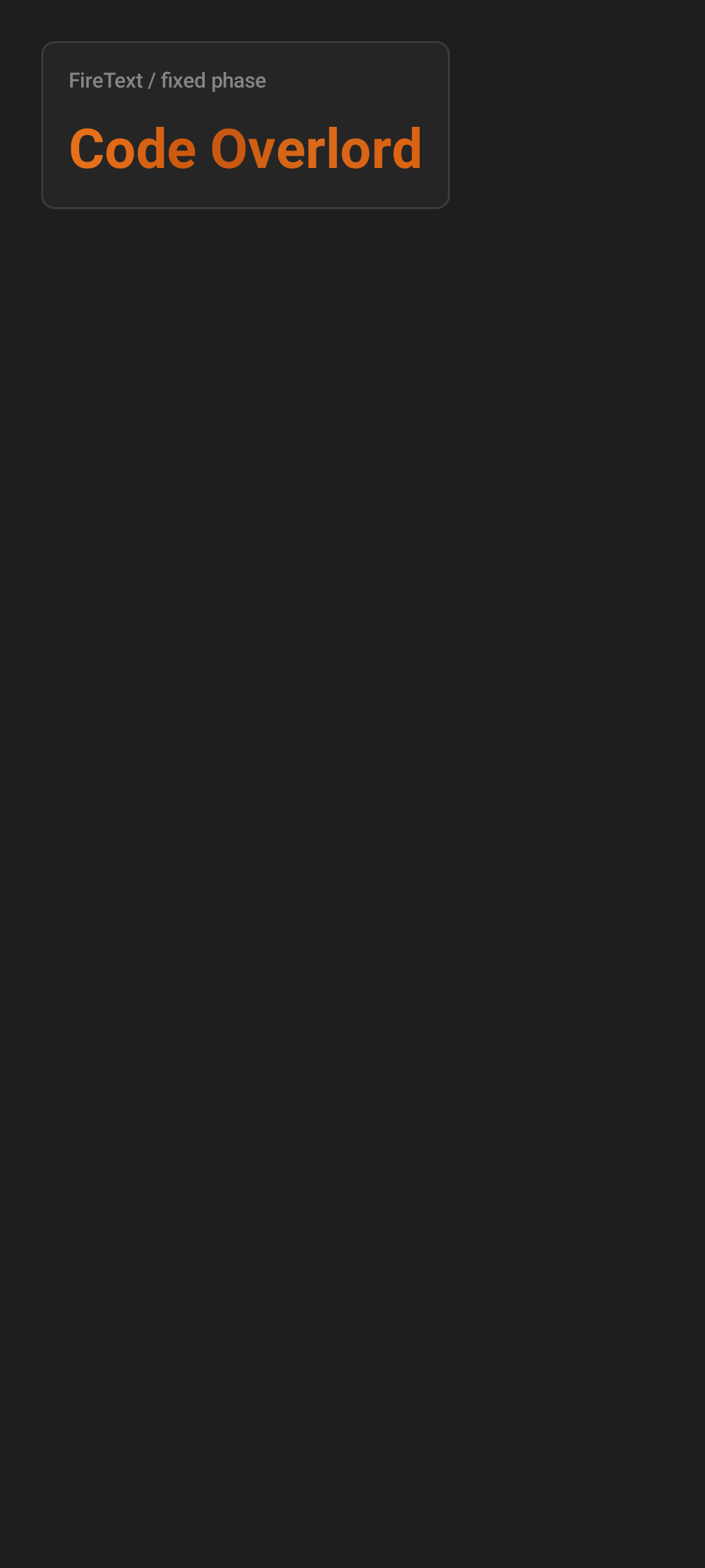 Android FireText effect with flame-colored lettering